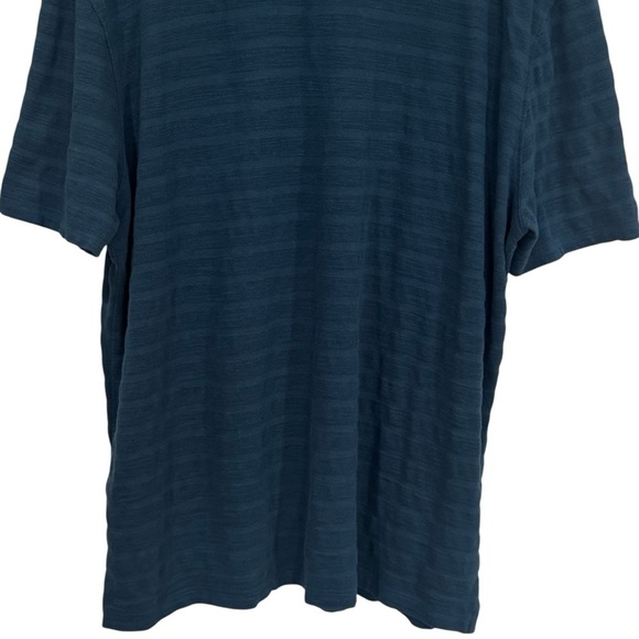 John Varvatos Textured Marine Blue Soft Knit Polo Men’s Size L - Picture 7 of 11